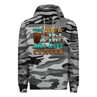 Slate Camo just a girl who loves coffee Premium Hoodie - BundleAndBundleShop
