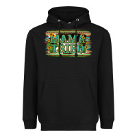 Black Cowhide Serappe Sunflower Mama Tried Heavyweight Hoodie - Jasminsmagicworld