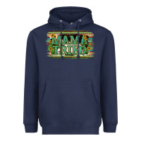 Navy Cowhide Serappe Sunflower Mama Tried Heavyweight Hoodie - Jasminsmagicworld