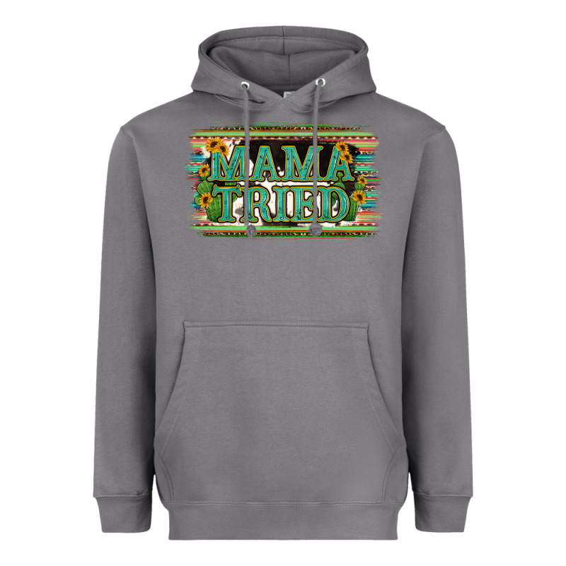 Cowhide Serappe Sunflower Mama Tried Heavyweight Hoodie by Jasminsmagicworld | Teevron