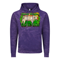 Cloud Purple Thick Thighs Lucky Vibes Charolais Bull Vintage Hoodie - RanaPortraitStore