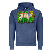 Vintage Denim Thick Thighs Lucky Vibes Charolais Bull Vintage Hoodie - RanaPortraitStore