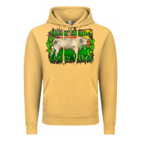 Vintage Mustard Thick Thighs Lucky Vibes Charolais Bull Vintage Hoodie - RanaPortraitStore