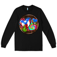 Black puerto rico coasters Long Sleeve Tee - AdoDesignShop