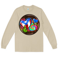 Mushroom puerto rico coasters Long Sleeve Tee - AdoDesignShop
