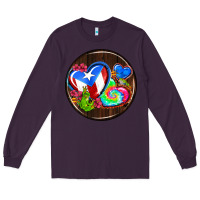 Plum puerto rico coasters Long Sleeve Tee - AdoDesignShop