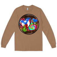 Toasted Coconut puerto rico coasters Long Sleeve Tee - AdoDesignShop
