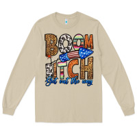 Mushroom boom bitch get out the way Long Sleeve Tee - HRA Design Shop