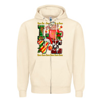 Love With Coffee Cup And Christmas Lights Zipper Hoodie | Teevron