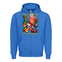 True Royal love with coffee cup and christmas lights Zipper Hoodie - AdoDesignShop