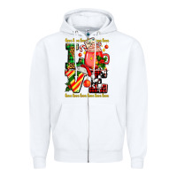White love with coffee cup and christmas lights Zipper Hoodie - AdoDesignShop