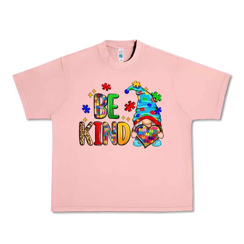 Be Kind Autism Gnome Urban Heavy Tee by Zillion Design Studio | Teevron