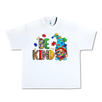 White be kind autism gnome Urban Heavy Tee - Zillion Design Studio