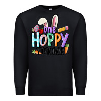 Black one hoppy teacher Premium Sweatshirt - MaliasSmallBusiness