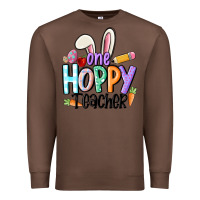 Chestnut one hoppy teacher Premium Sweatshirt - MaliasSmallBusiness