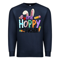 Navy one hoppy teacher Premium Sweatshirt - MaliasSmallBusiness