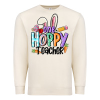 Sandshell one hoppy teacher Premium Sweatshirt - MaliasSmallBusiness