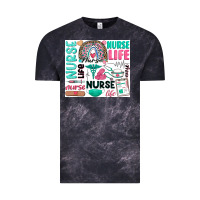 Cloud Black nurse life Vintage Tee - Zillion Design Studio