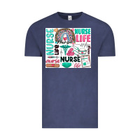 Vintage Denim nurse life Vintage Tee - Zillion Design Studio