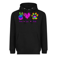 Black Peace Love Pride Heavyweight Hoodie - Jasminsmagicworld