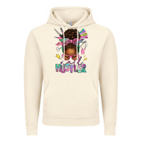 Vintage Artic nail hustler afro messy bun Vintage Hoodie - texasbilliewilder