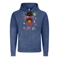 Vintage Denim nail hustler afro messy bun Vintage Hoodie - texasbilliewilder