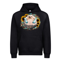 Black Hedgehog with Sunflower Urban Hoodie - Bettercallsaul