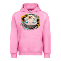 Fuchsia Pink Hedgehog with Sunflower Urban Hoodie - Bettercallsaul