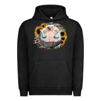 Pigment Black Hedgehog with Sunflower Urban Hoodie - Bettercallsaul