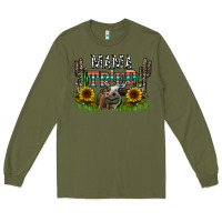 Army Green mama tried1 Long Sleeve Tee - CowhideDigitalArt