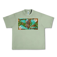 Oil Green koala cup Urban Heavy Tee - BarkalooDesign