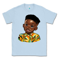 Dusty Blue black boy Classic Tee - HRA Design Shop