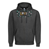 Charcoal Heather for the love of the game soccer Zipper Hoodie - Jasminsmagicworld