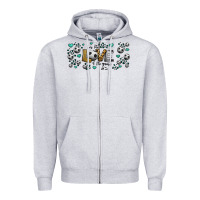 Heather Grey for the love of the game soccer Zipper Hoodie - Jasminsmagicworld