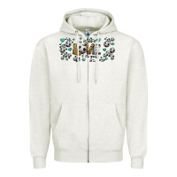 Oatmeal Heather for the love of the game soccer Zipper Hoodie - Jasminsmagicworld