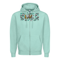 Seafoam for the love of the game soccer Zipper Hoodie - Jasminsmagicworld