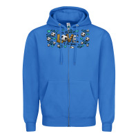 True Royal for the love of the game soccer Zipper Hoodie - Jasminsmagicworld