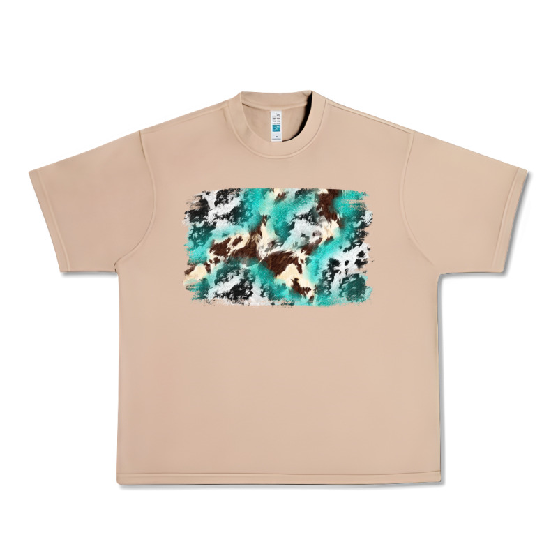 Cowhide Background Western Urban Heavy Tee by texasbilliewilder | Teevron