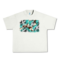 Pistachio Cowhide Background Western Urban Heavy Tee - texasbilliewilder