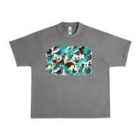 Tornado Cowhide Background Western Urban Heavy Tee - texasbilliewilder