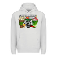 Dove Grey soccer coffee cups bbs Premium Hoodie - BundleAndBundleShop