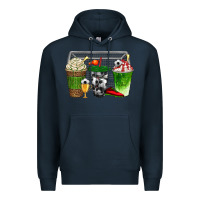 Navy soccer coffee cups bbs Premium Hoodie - BundleAndBundleShop