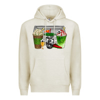 Oatmeal Heather soccer coffee cups bbs Premium Hoodie - BundleAndBundleShop