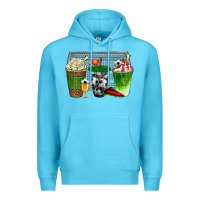 Ocean Blue soccer coffee cups bbs Premium Hoodie - BundleAndBundleShop