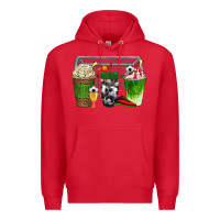 Red soccer coffee cups bbs Premium Hoodie - BundleAndBundleShop