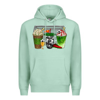 Seafoam soccer coffee cups bbs Premium Hoodie - BundleAndBundleShop