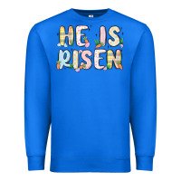 True Royal he is risen Premium Sweatshirt - MaliasSmallBusiness