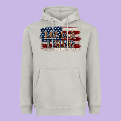 Mama Tried Heavyweight Hoodie Designed By Jasminsmagicworld