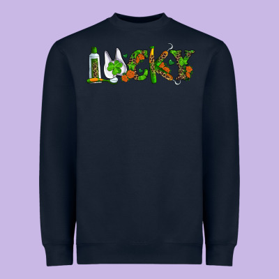 Heavyweight Sweatshirt Dental Love St. Patricks Day