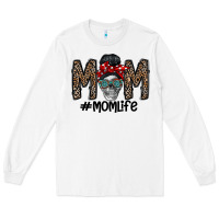White mom life Long Sleeve Tee - CowhideDigitalArt